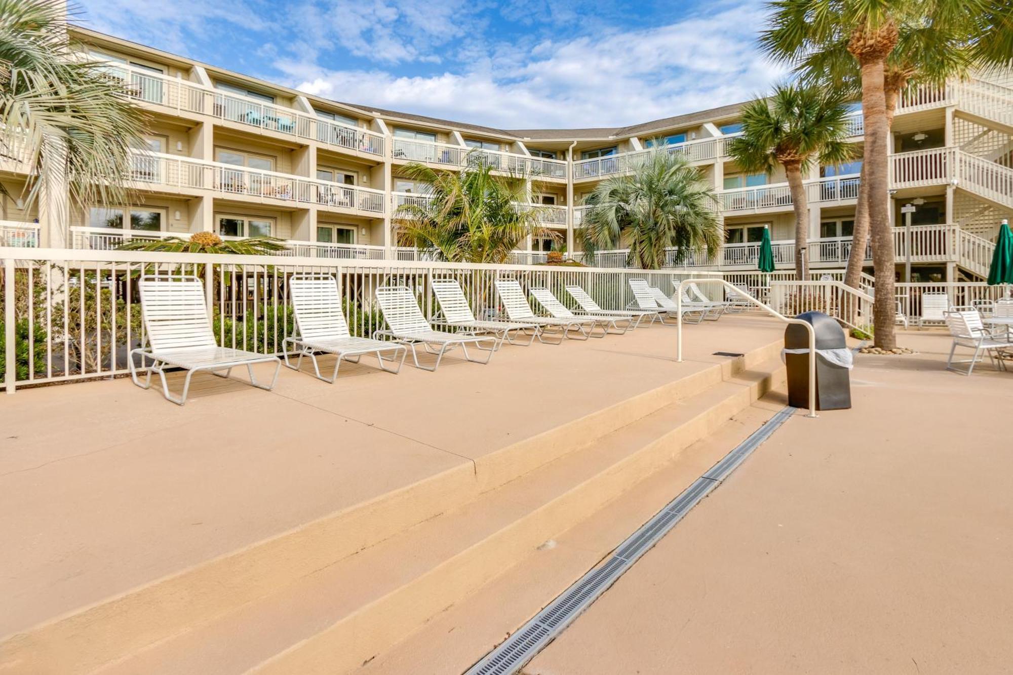 Breakers Oceanfront Getaway With Amazing View And Pool Villa Pulau Hilton Head Luaran gambar
