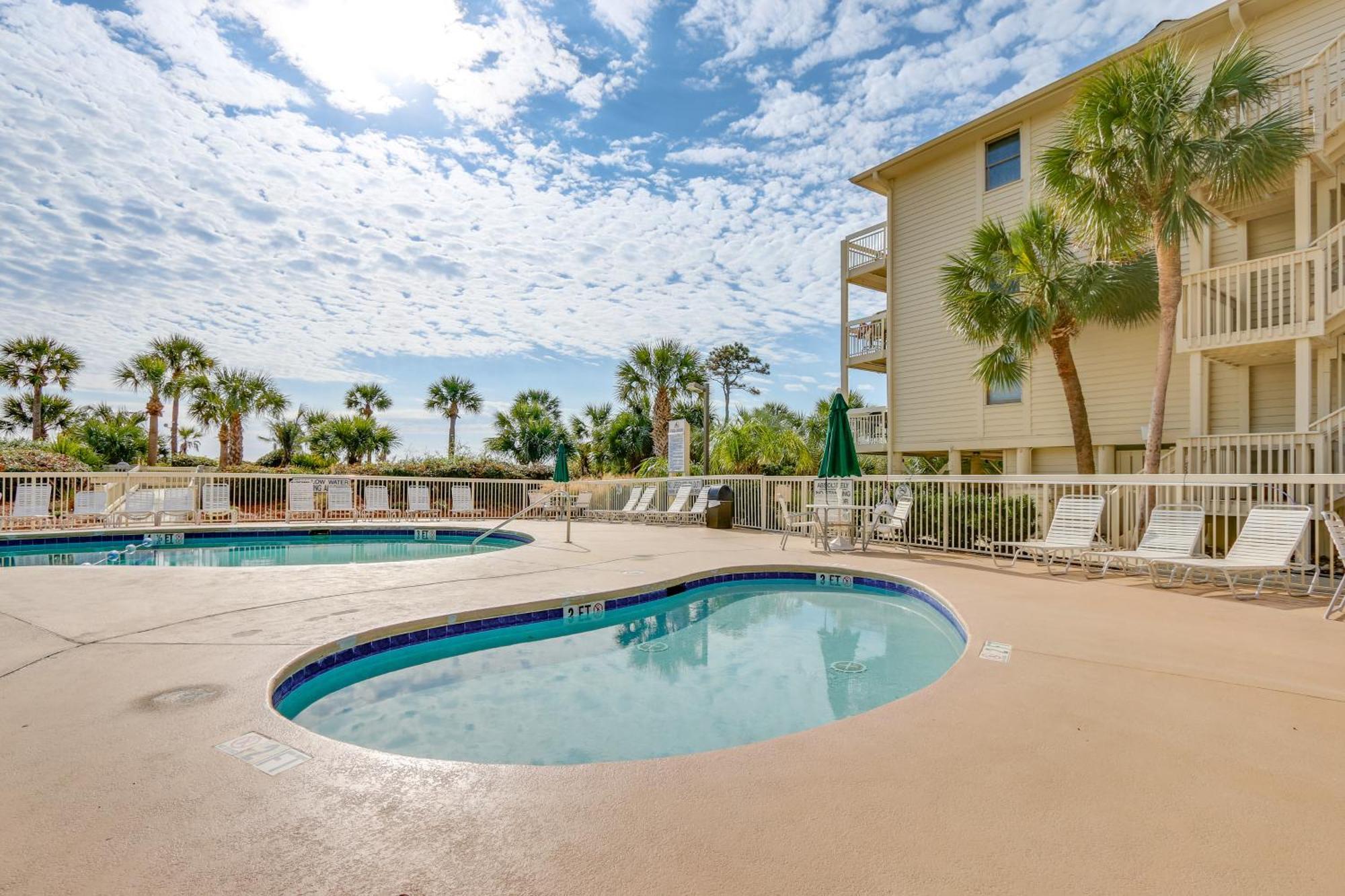 Breakers Oceanfront Getaway With Amazing View And Pool Villa Pulau Hilton Head Luaran gambar