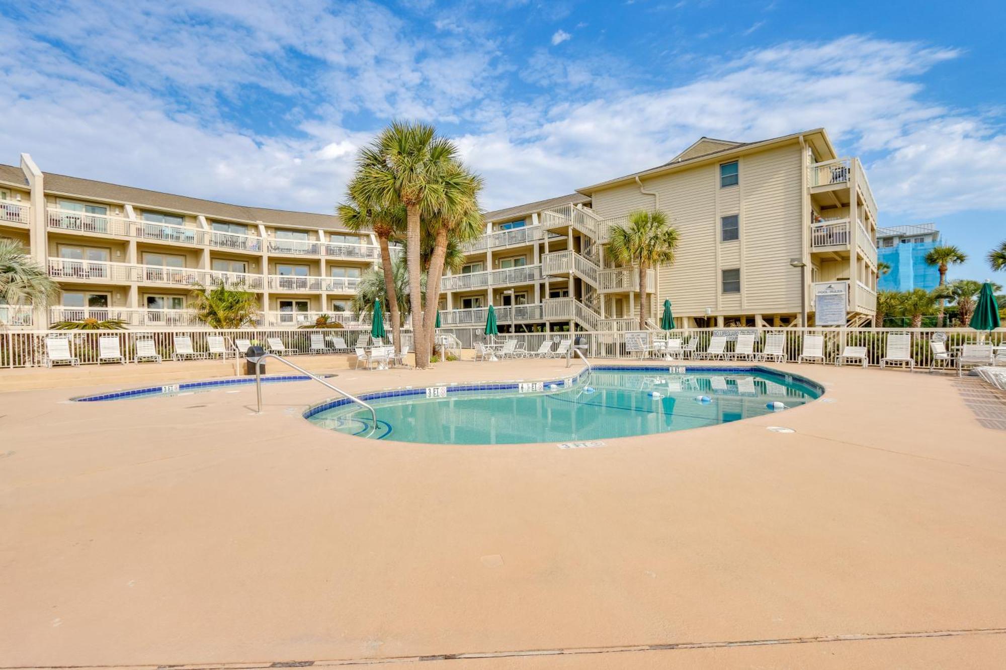 Breakers Oceanfront Getaway With Amazing View And Pool Villa Pulau Hilton Head Luaran gambar