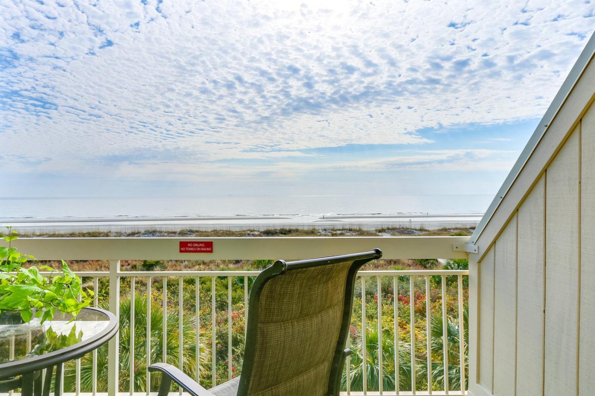 Breakers Oceanfront Getaway With Amazing View And Pool Villa Pulau Hilton Head Luaran gambar